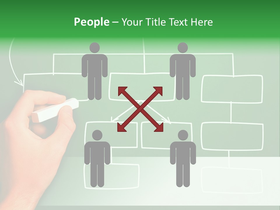 Diagram Chalk Point PowerPoint Template
