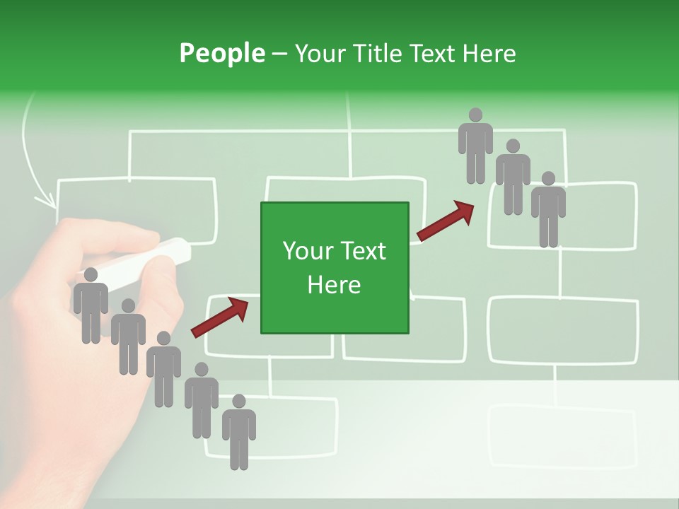 Diagram Chalk Point PowerPoint Template