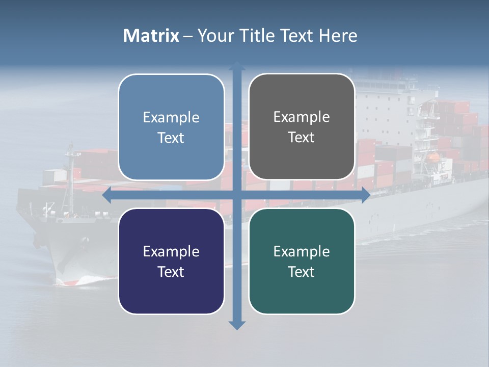 Retail Mode Transport PowerPoint Template