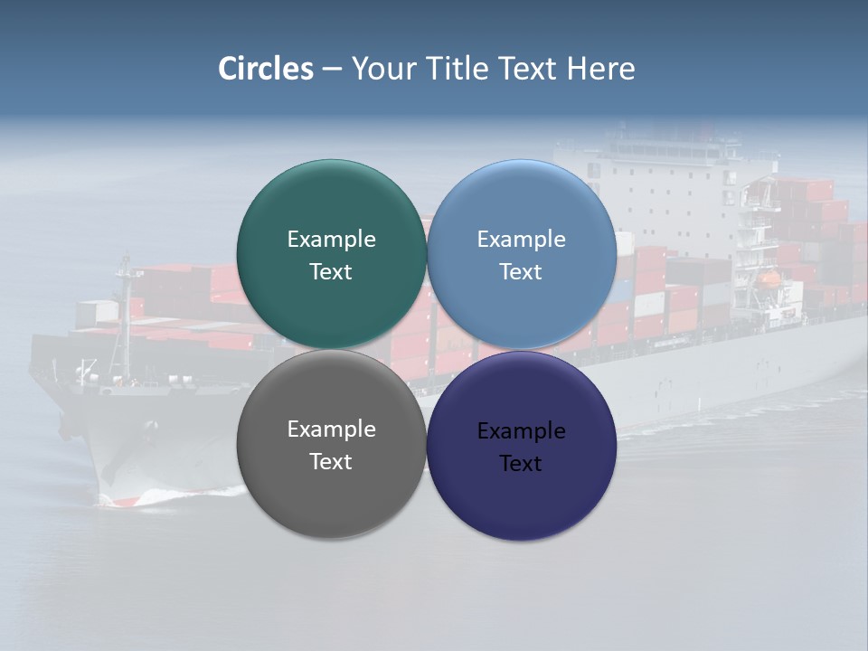 Retail Mode Transport PowerPoint Template