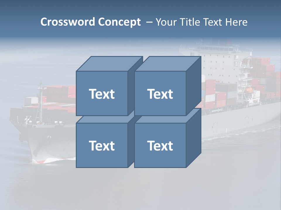 Retail Mode Transport PowerPoint Template