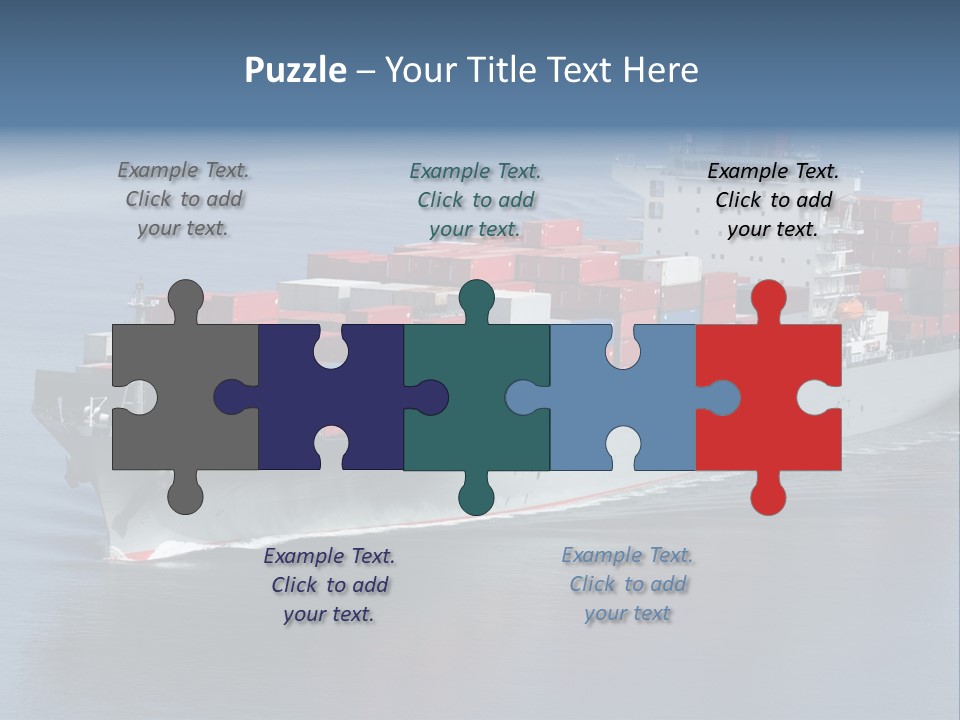 Retail Mode Transport PowerPoint Template