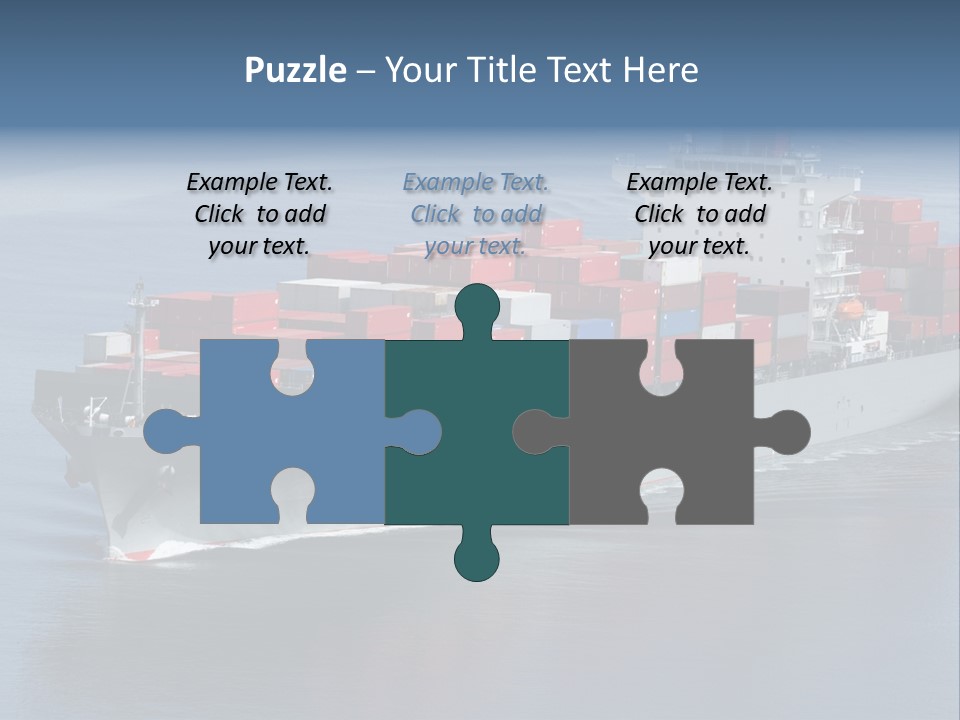 Retail Mode Transport PowerPoint Template