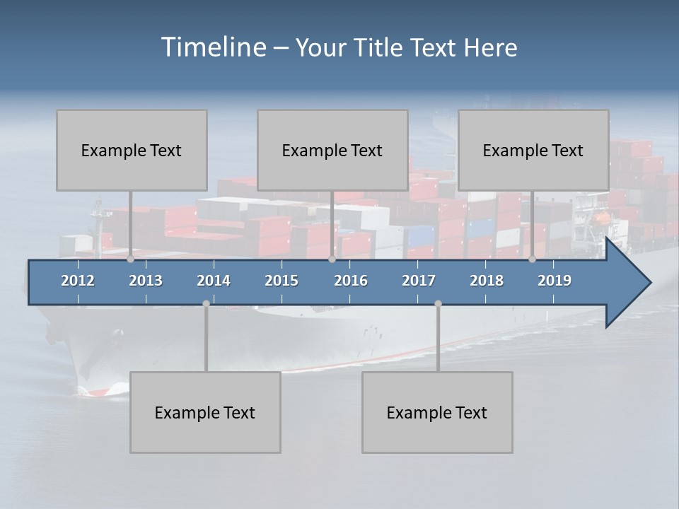 Retail Mode Transport PowerPoint Template