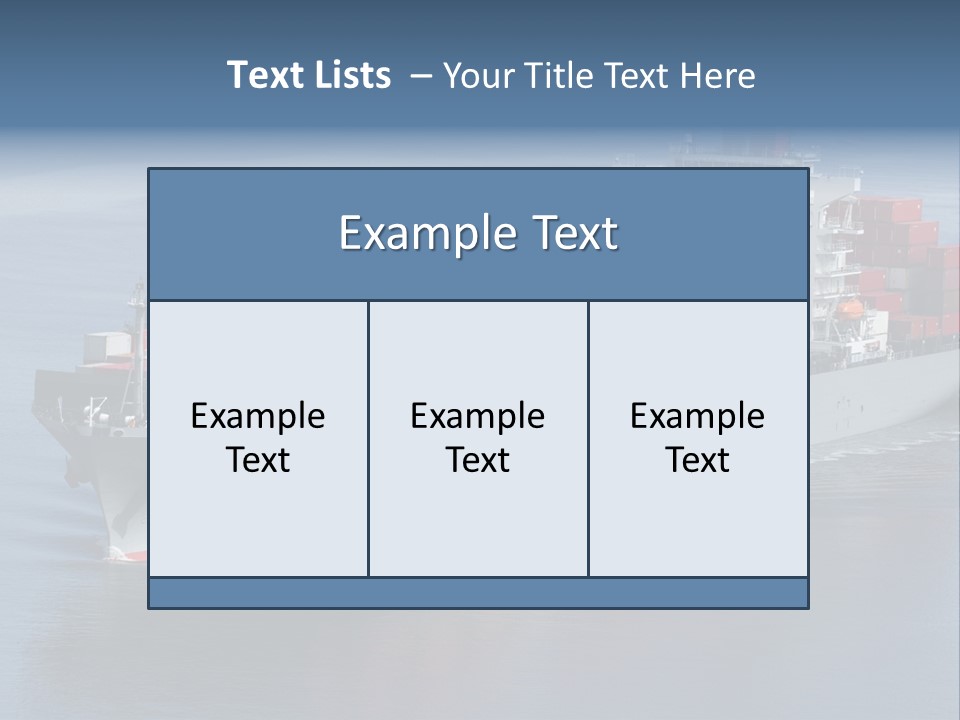 Retail Mode Transport PowerPoint Template