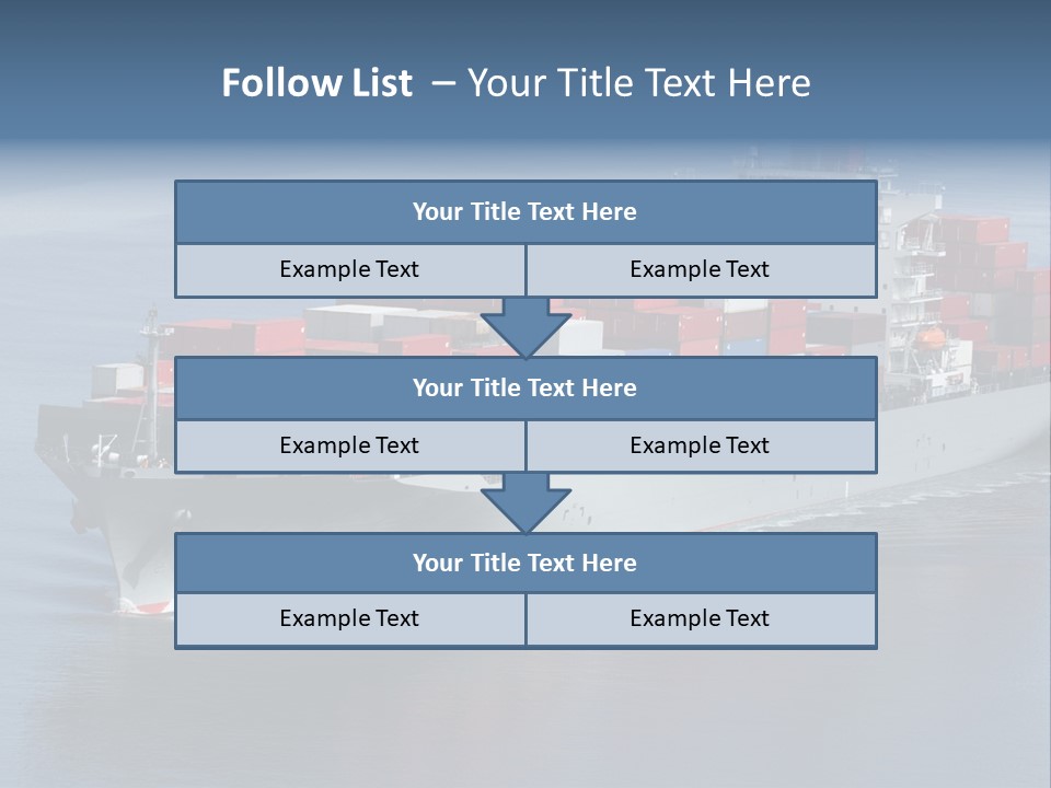 Retail Mode Transport PowerPoint Template