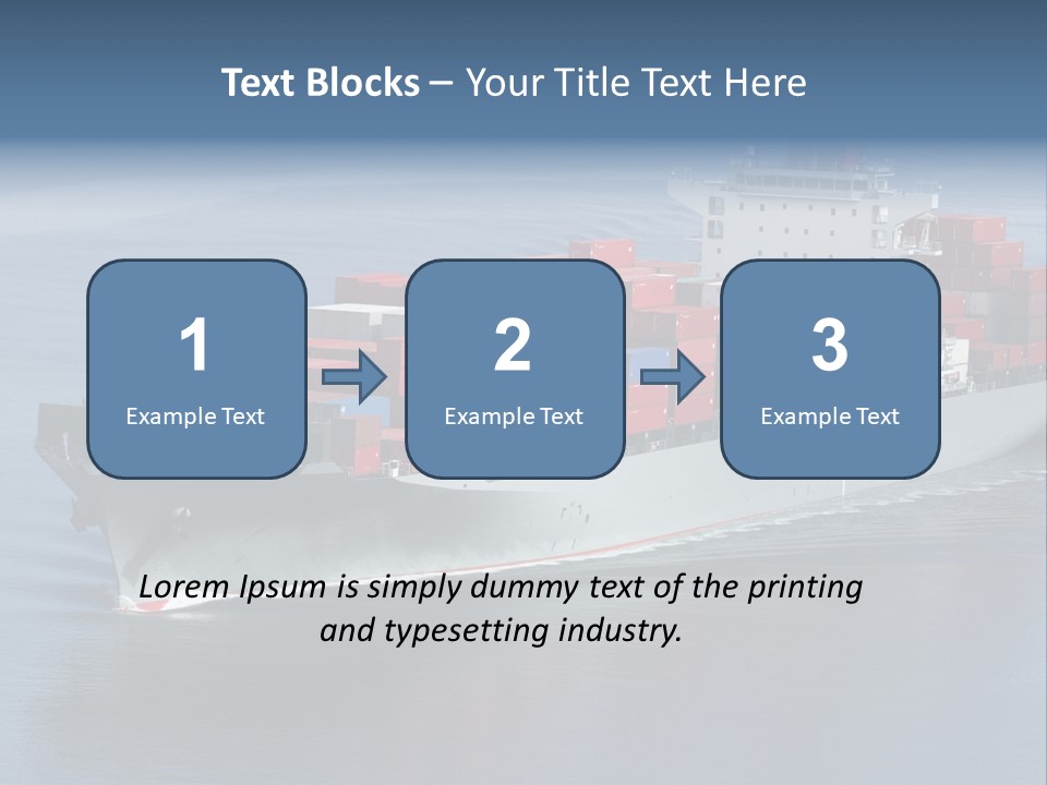 Retail Mode Transport PowerPoint Template