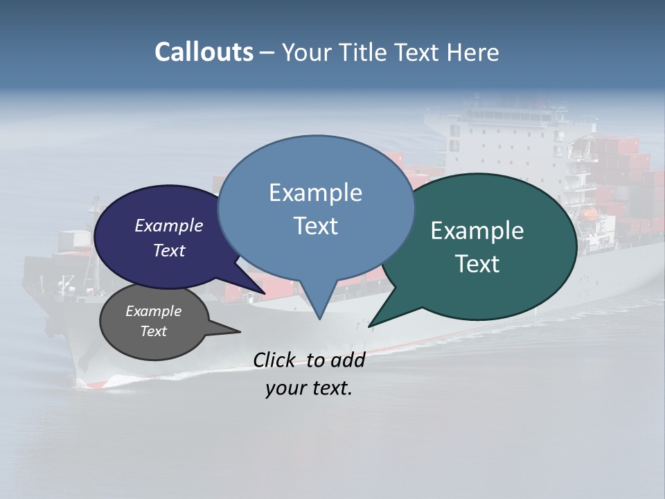 Retail Mode Transport PowerPoint Template