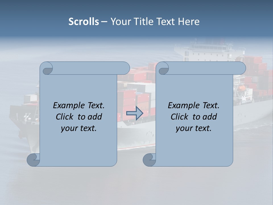 Retail Mode Transport PowerPoint Template