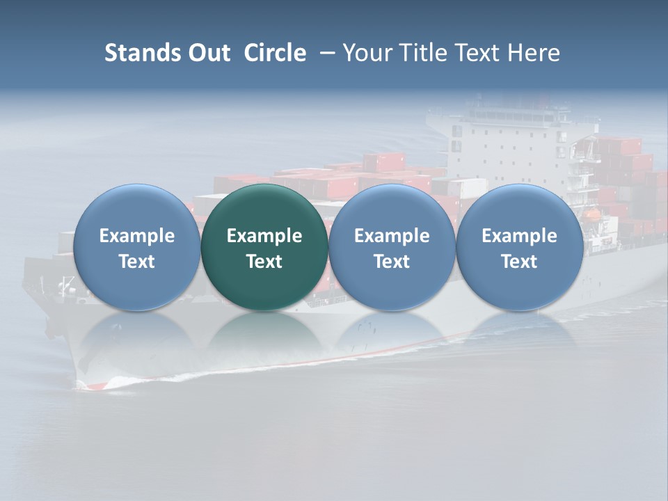 Retail Mode Transport PowerPoint Template