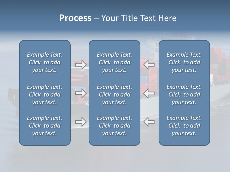 Retail Mode Transport PowerPoint Template