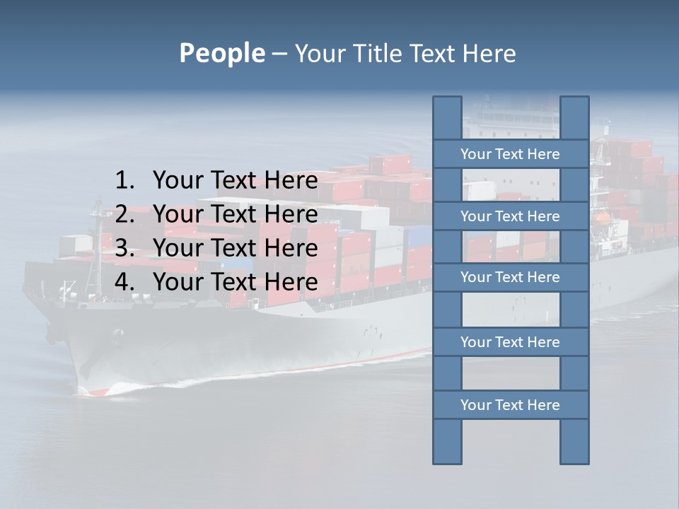 Retail Mode Transport PowerPoint Template