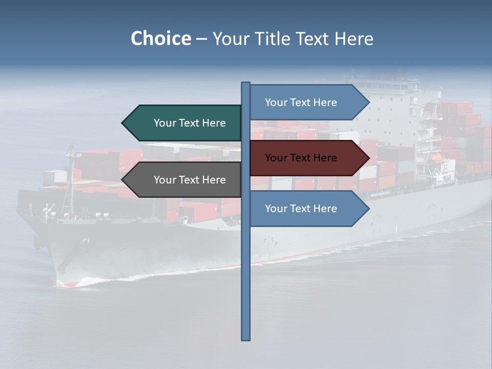 Retail Mode Transport PowerPoint Template