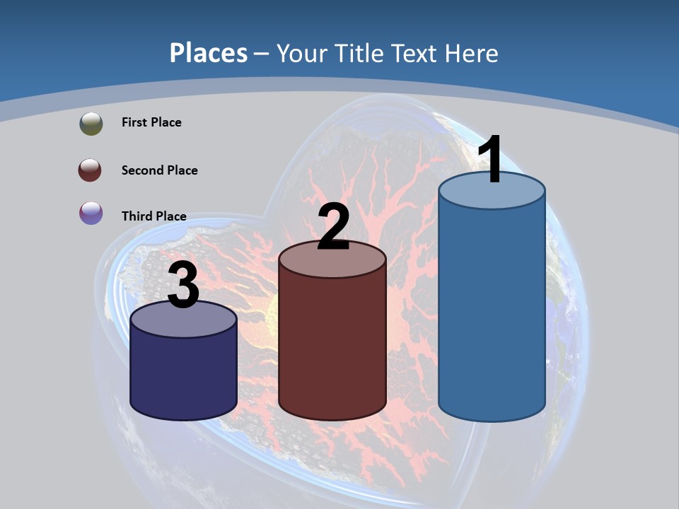 Lithosphere Fire Lava PowerPoint Template