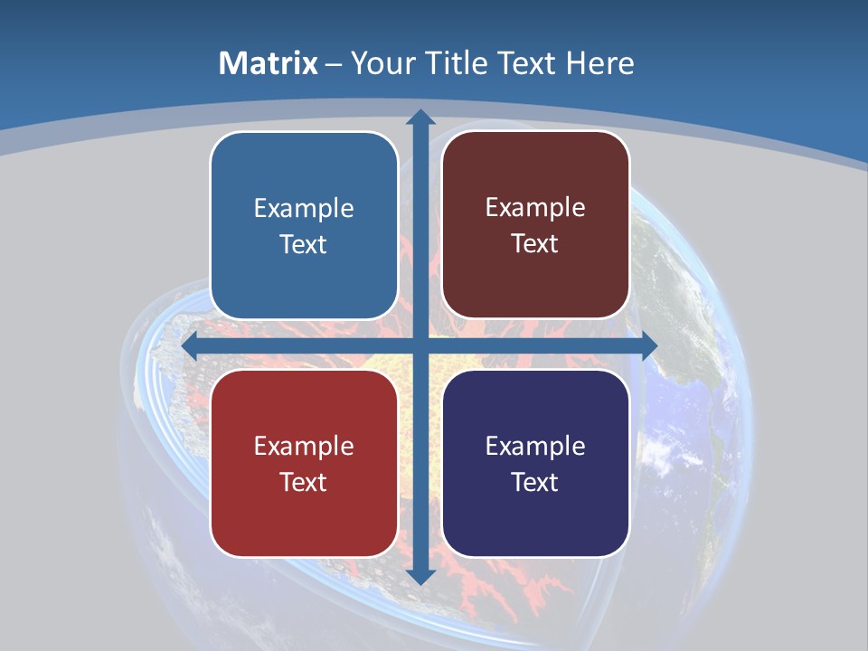 Lithosphere Fire Lava PowerPoint Template