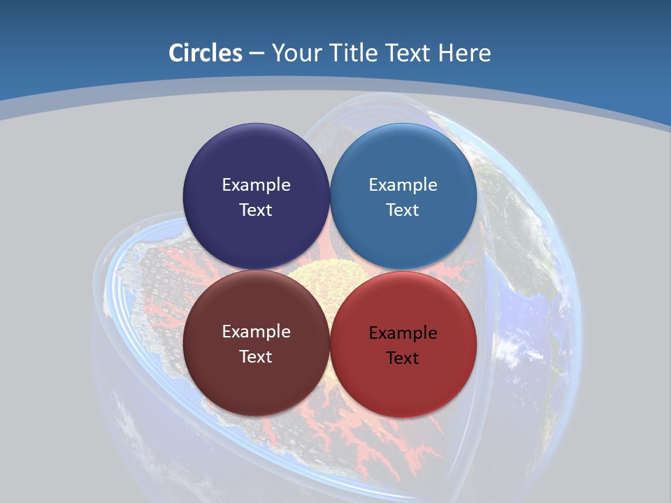 Lithosphere Fire Lava PowerPoint Template