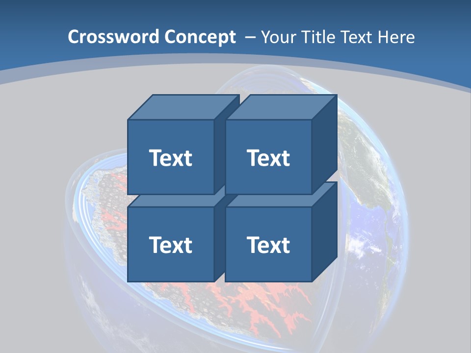 Lithosphere Fire Lava PowerPoint Template