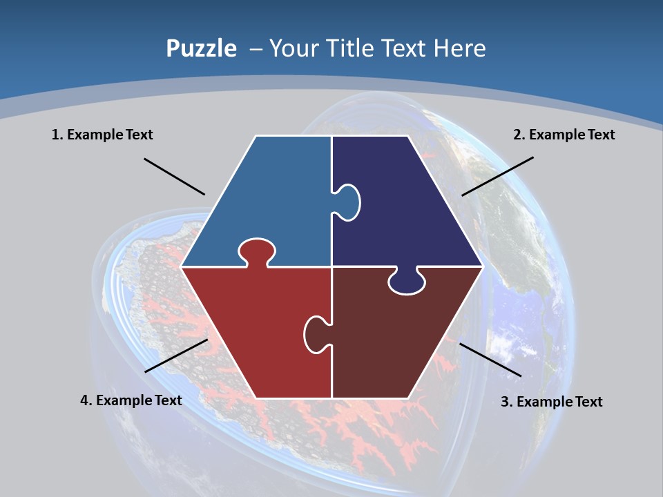 Lithosphere Fire Lava PowerPoint Template