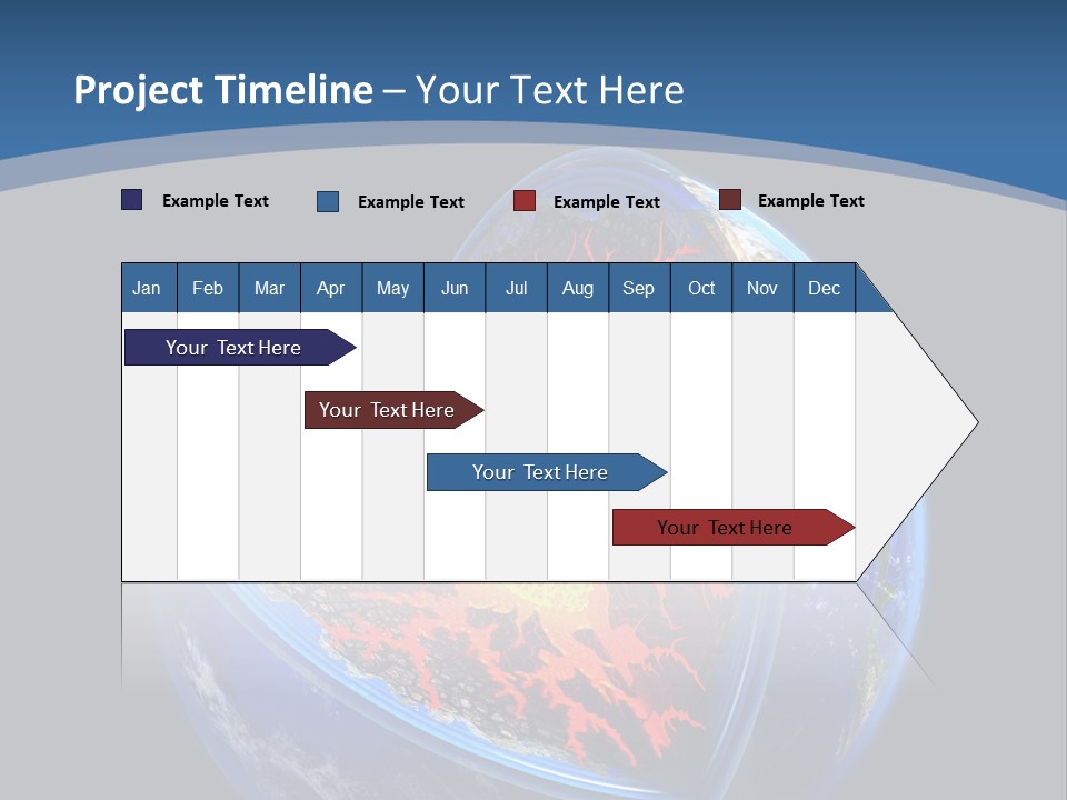 Lithosphere Fire Lava PowerPoint Template