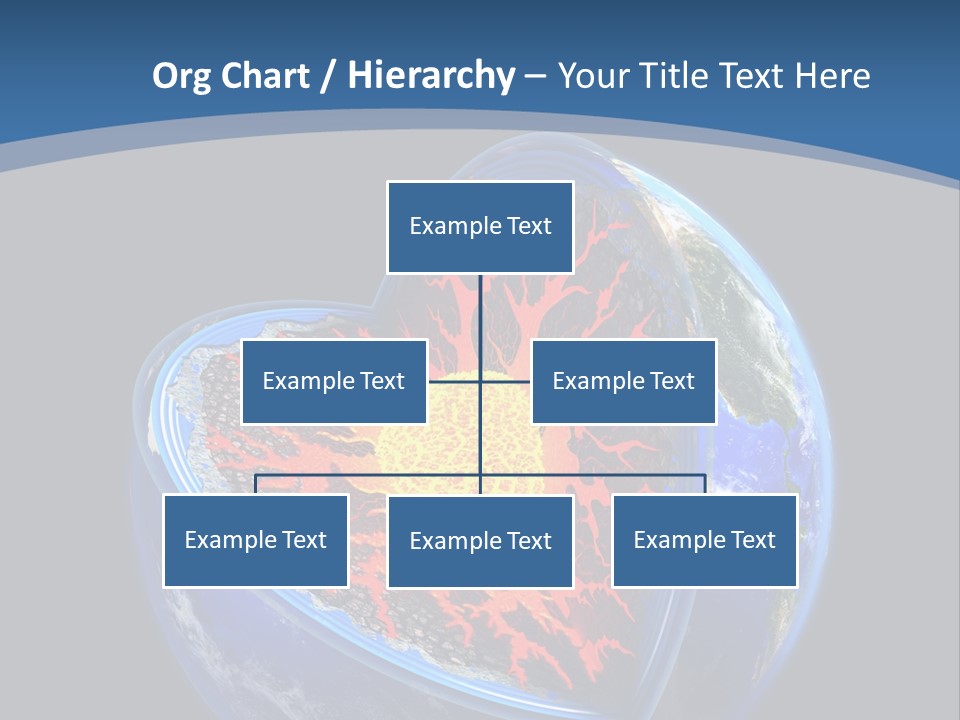 Lithosphere Fire Lava PowerPoint Template