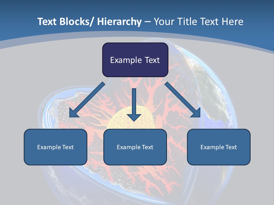 Lithosphere Fire Lava PowerPoint Template