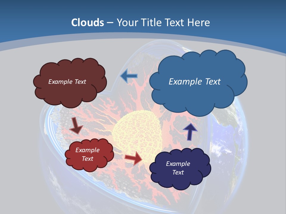Lithosphere Fire Lava PowerPoint Template
