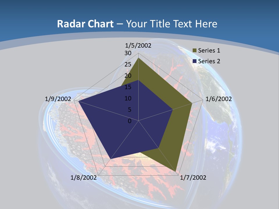 Lithosphere Fire Lava PowerPoint Template