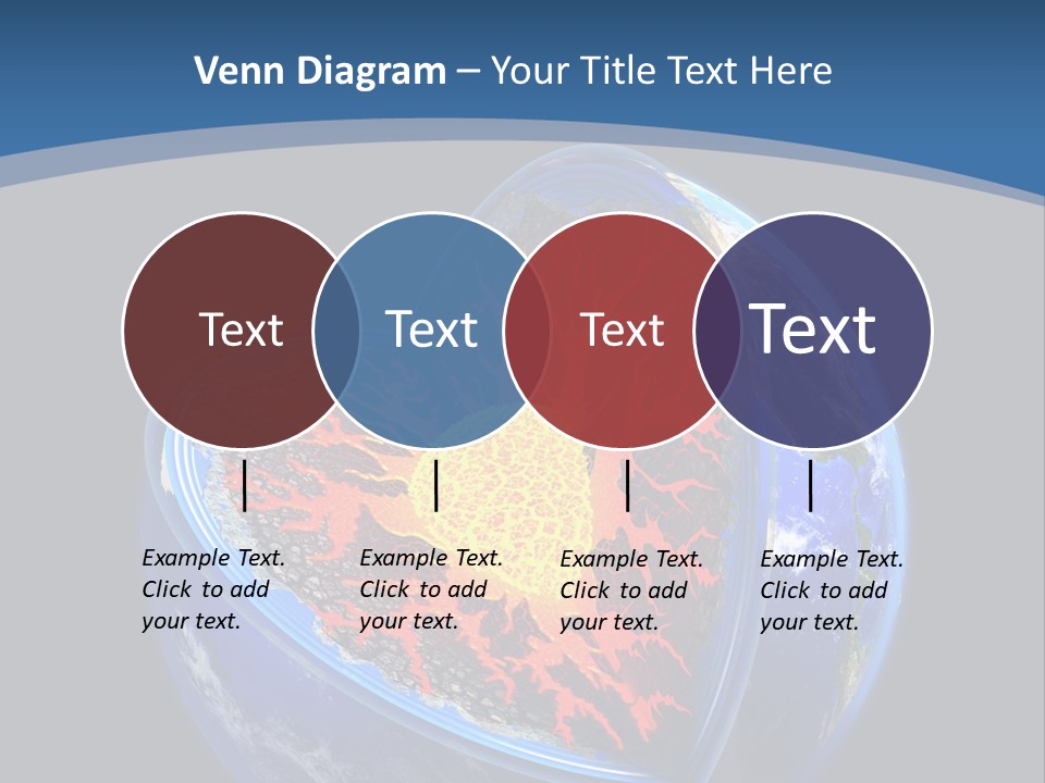 Lithosphere Fire Lava PowerPoint Template