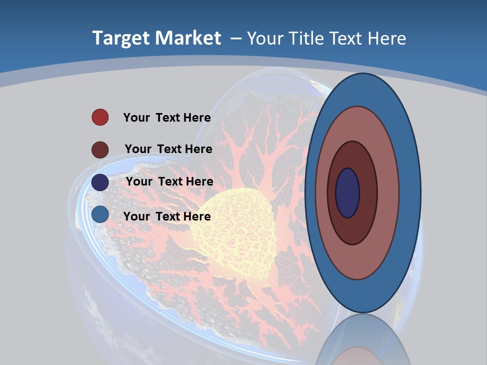 Lithosphere Fire Lava PowerPoint Template