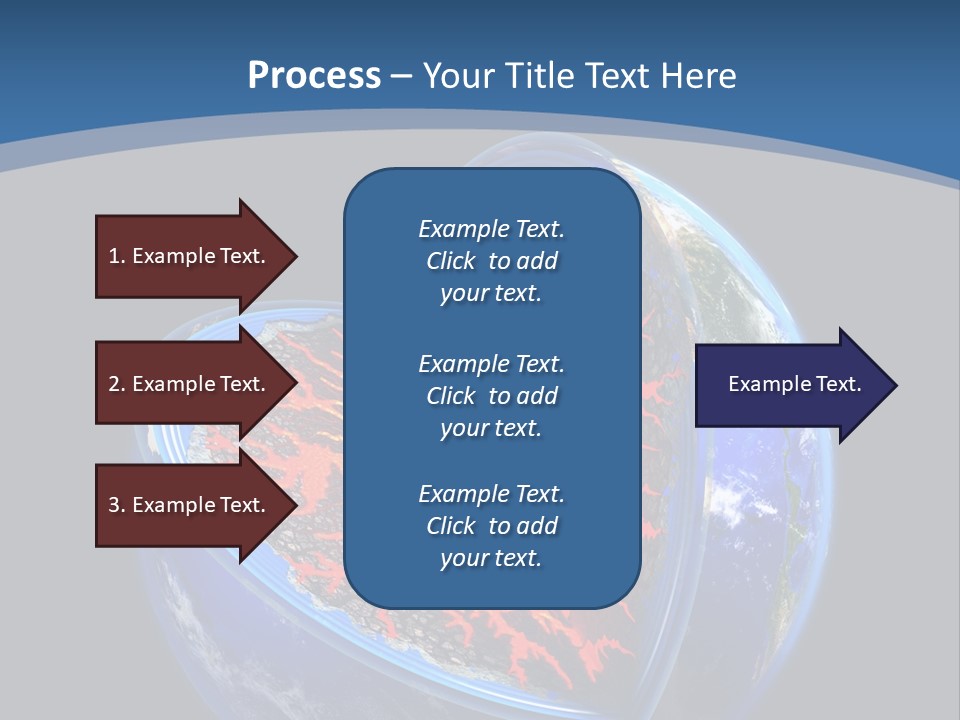 Lithosphere Fire Lava PowerPoint Template
