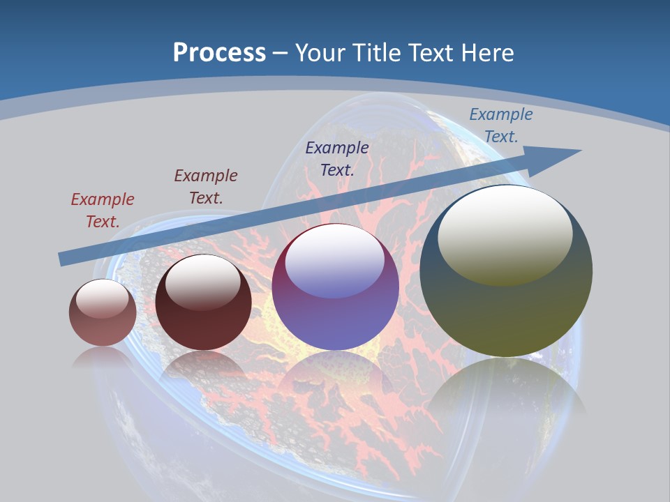 Lithosphere Fire Lava PowerPoint Template