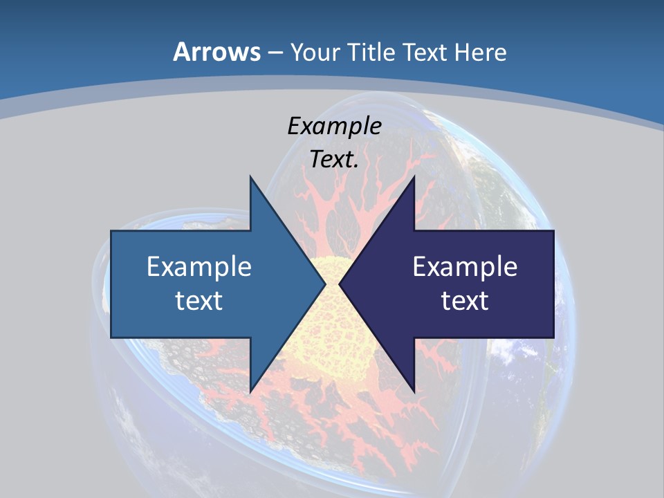 Lithosphere Fire Lava PowerPoint Template