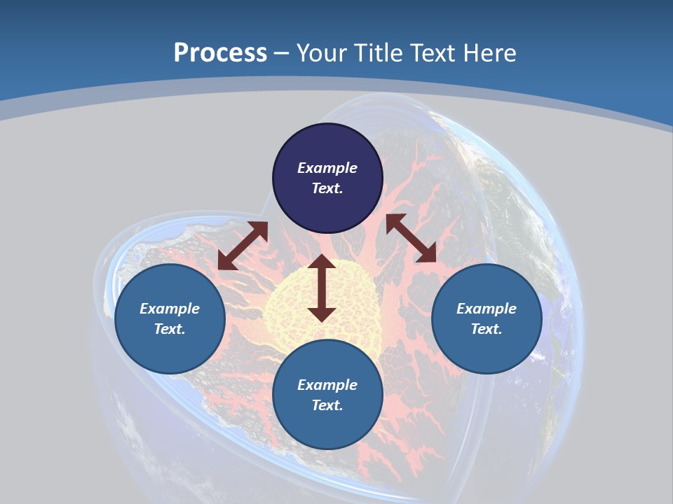 Lithosphere Fire Lava PowerPoint Template