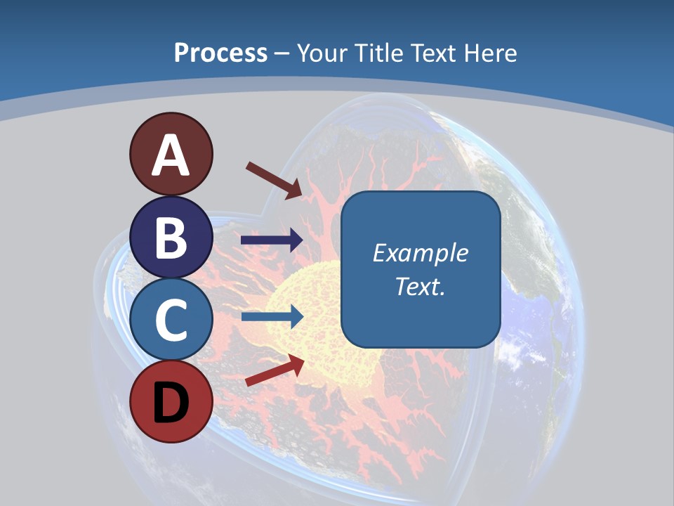 Lithosphere Fire Lava PowerPoint Template