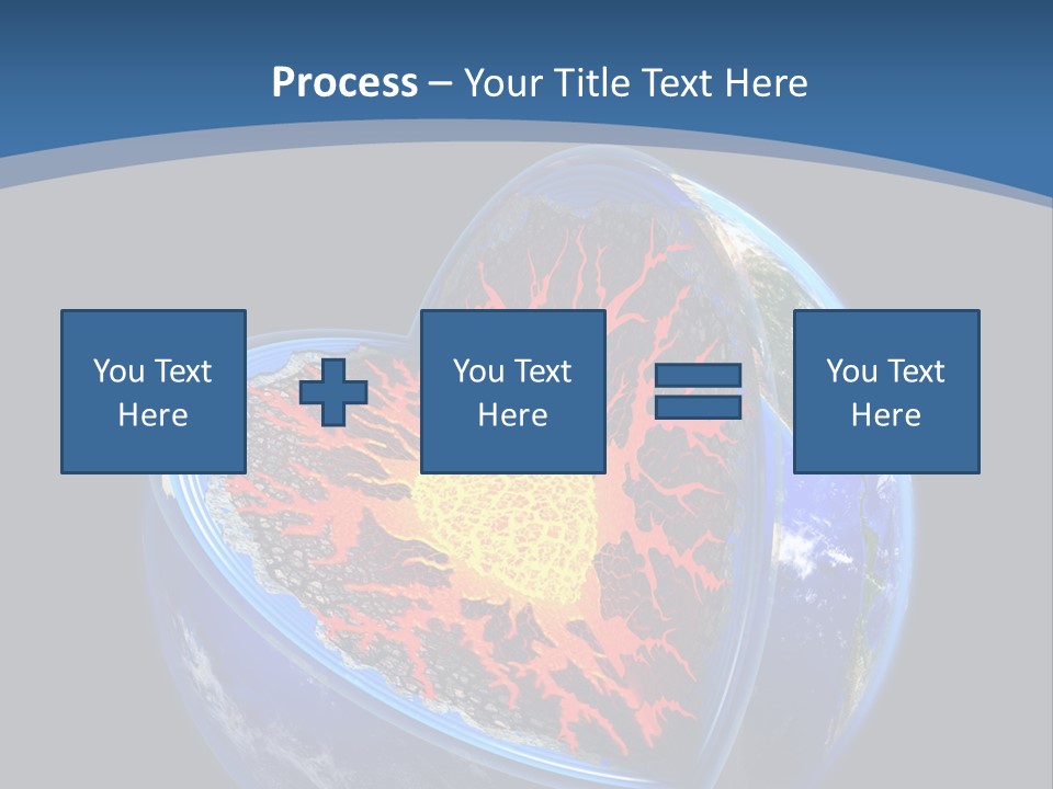Lithosphere Fire Lava PowerPoint Template