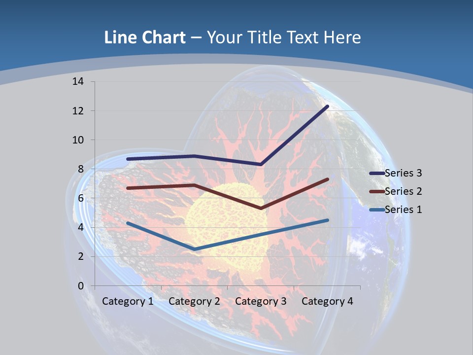 Lithosphere Fire Lava PowerPoint Template