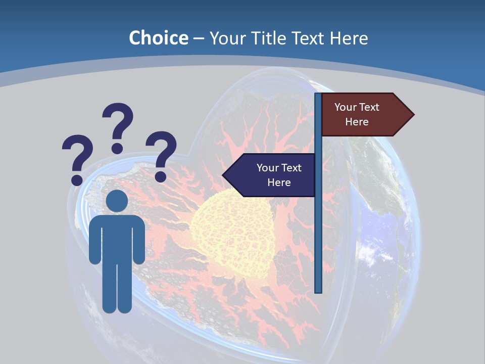 Lithosphere Fire Lava PowerPoint Template