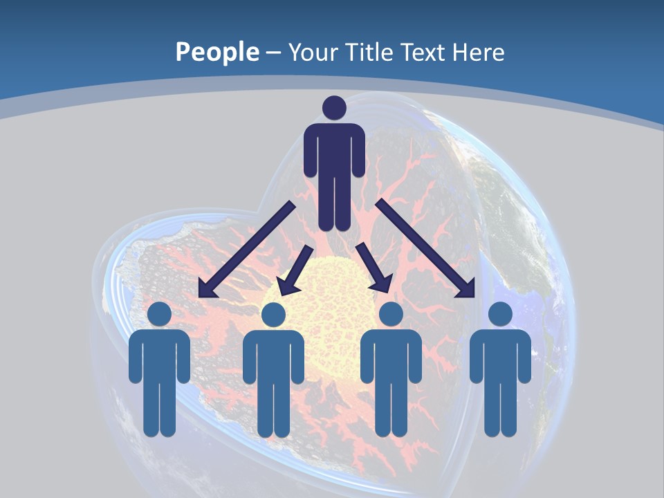Lithosphere Fire Lava PowerPoint Template