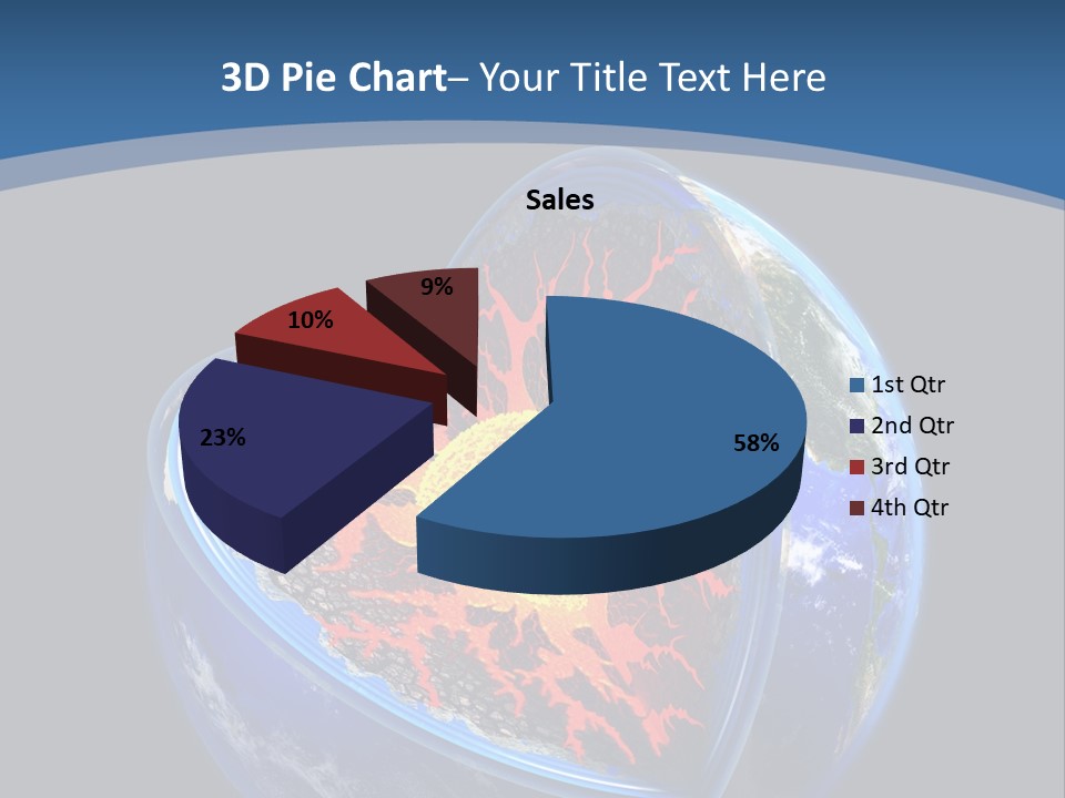 Lithosphere Fire Lava PowerPoint Template