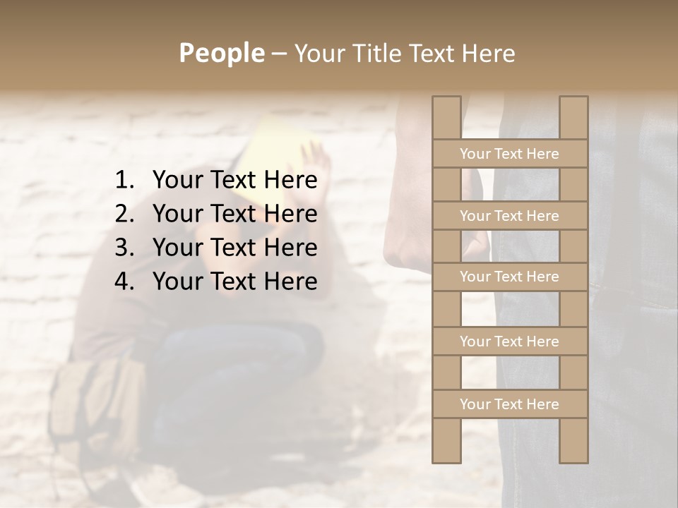 Books Contrasts Teenager PowerPoint Template