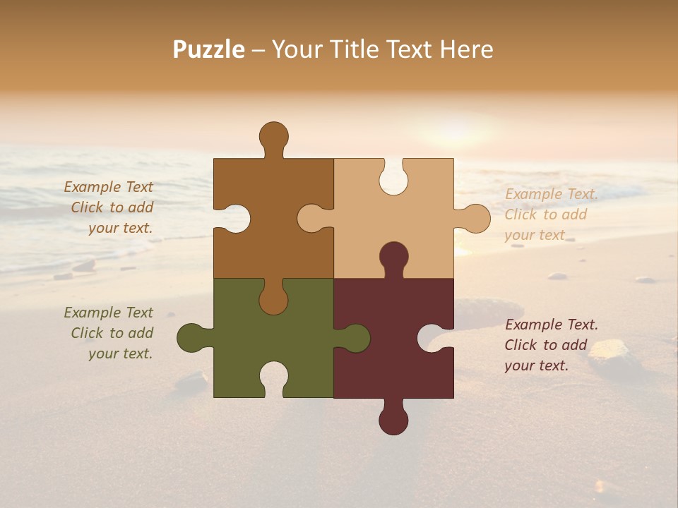 Travel Wave Sunny PowerPoint Template