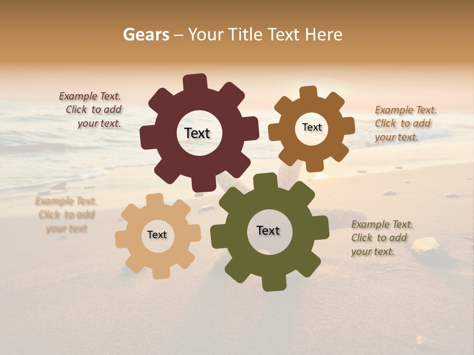 Travel Wave Sunny PowerPoint Template