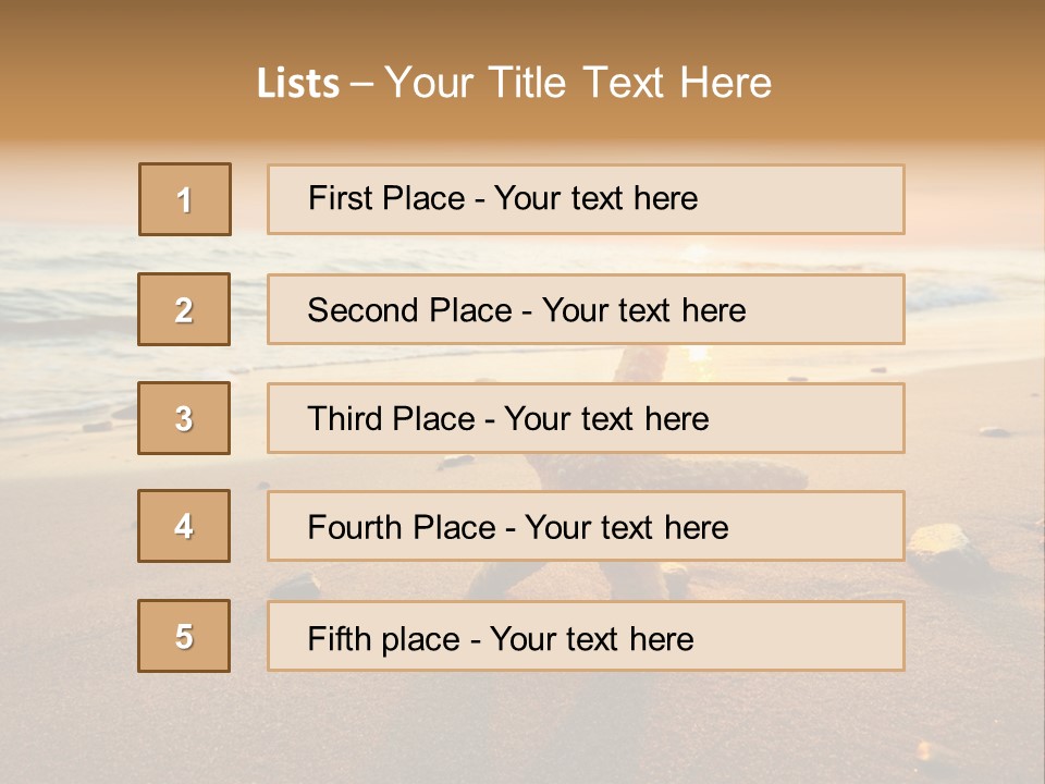Travel Wave Sunny PowerPoint Template