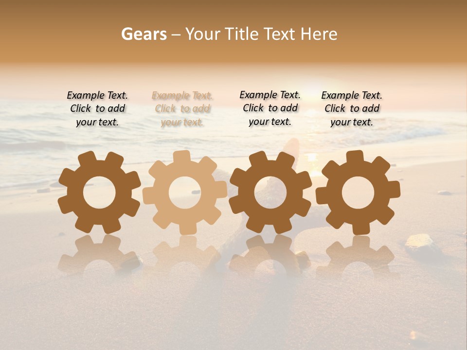 Travel Wave Sunny PowerPoint Template