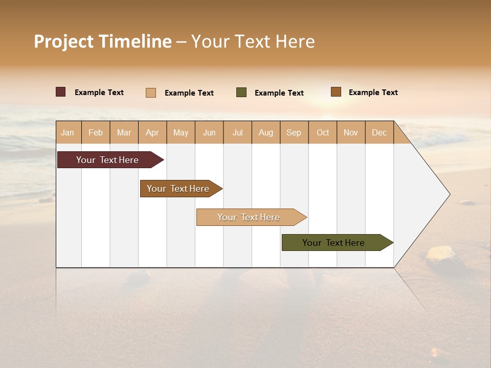 Travel Wave Sunny PowerPoint Template