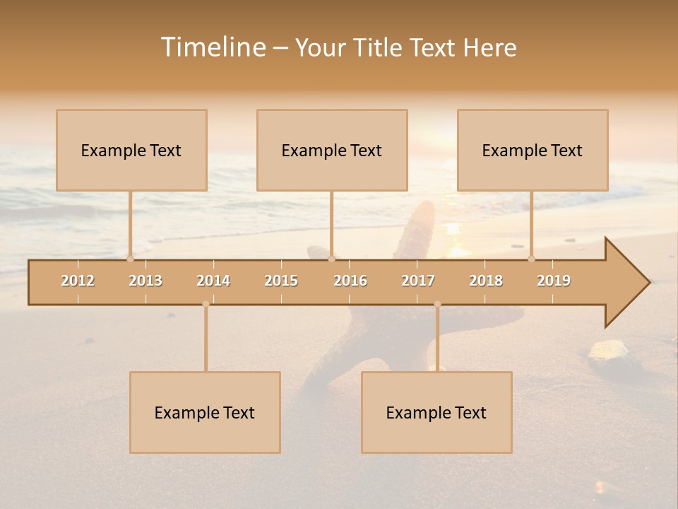 Travel Wave Sunny PowerPoint Template