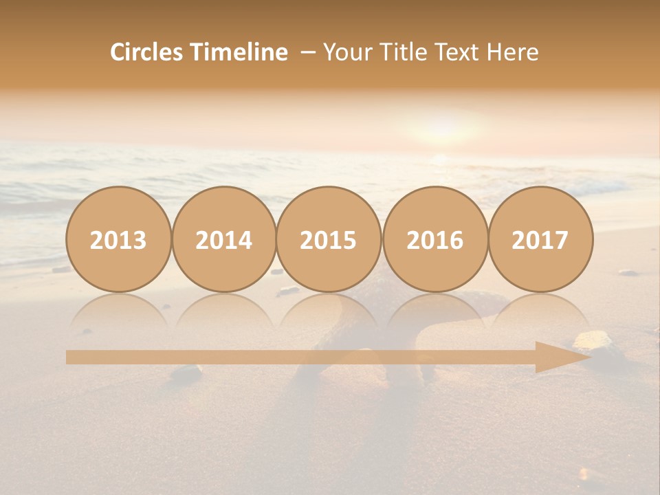 Travel Wave Sunny PowerPoint Template