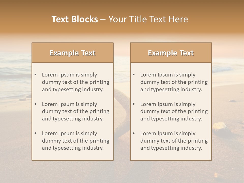 Travel Wave Sunny PowerPoint Template