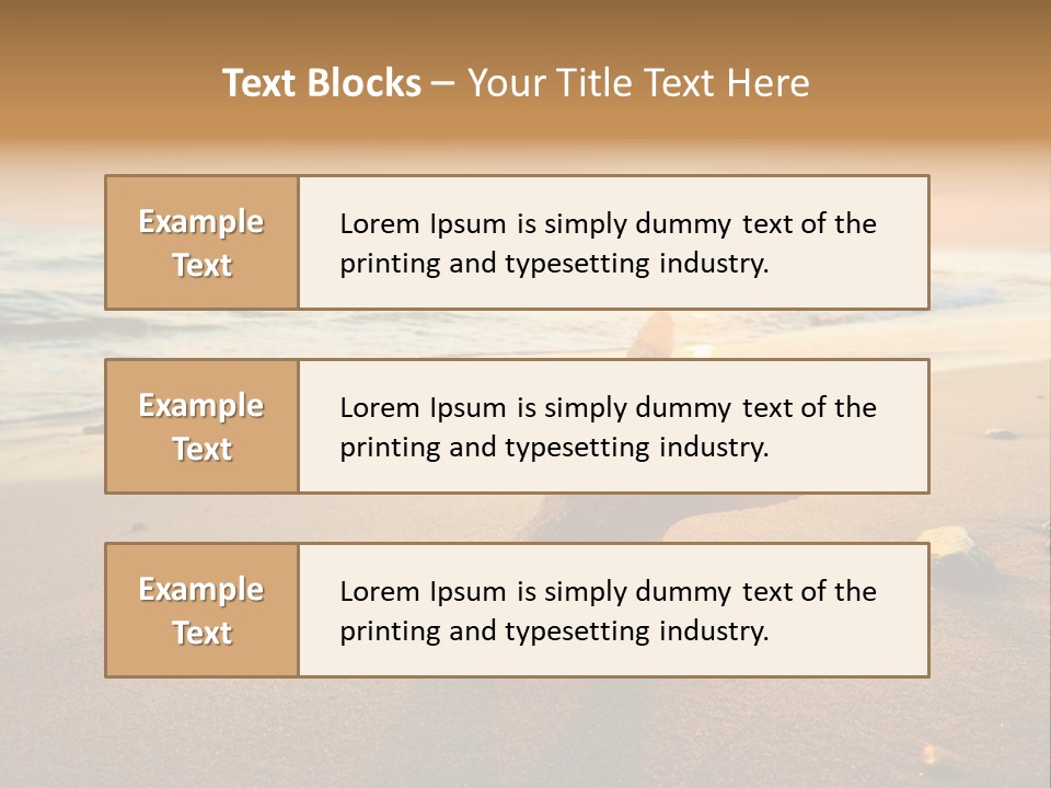 Travel Wave Sunny PowerPoint Template
