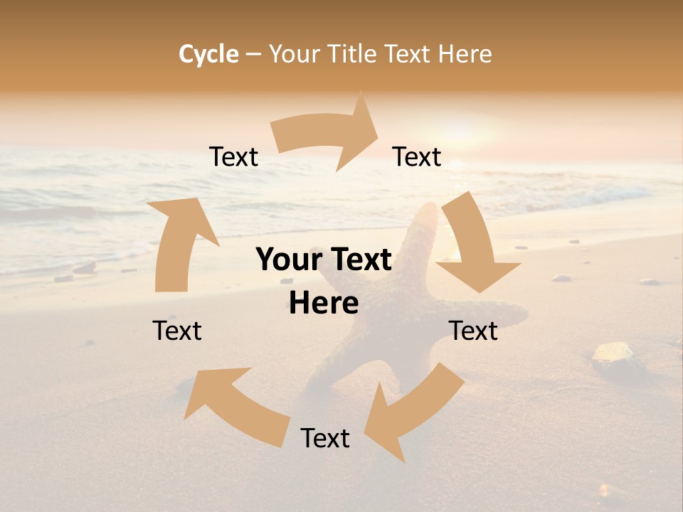Travel Wave Sunny PowerPoint Template